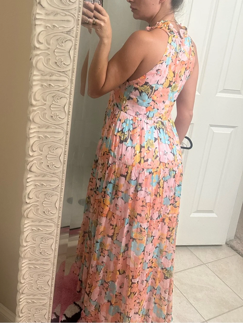 SAYLOR halter neckline